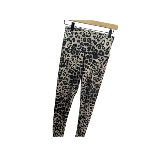 Cheetah Print. Tan Black High Rise Leggings XS Activewear - Picture 3 of 4