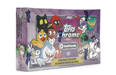 2025 Topps VeeFriends Chrome Factory Sealed Hobby Box | eBay