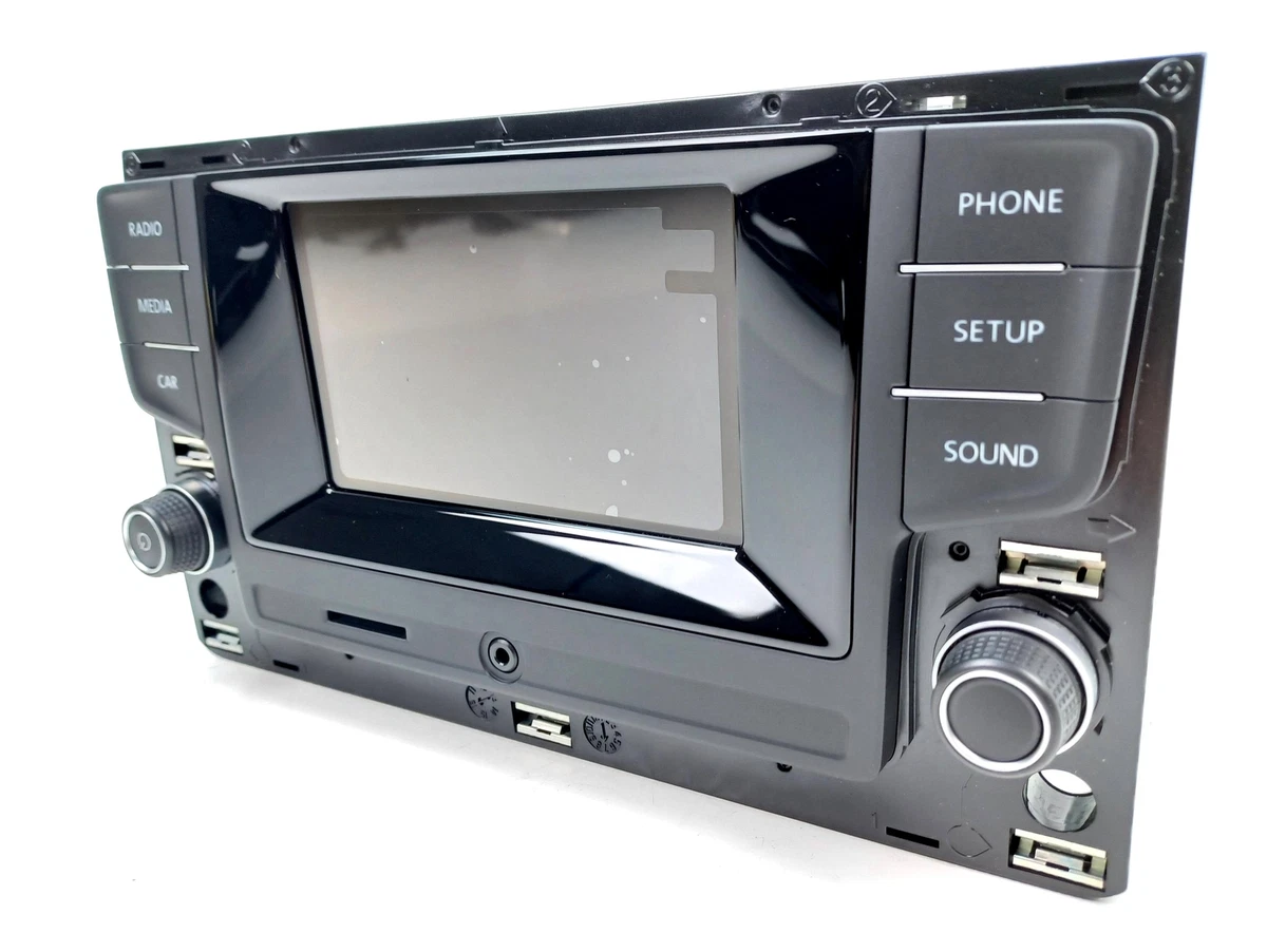 NEU Original Bediengerät Radio SD AUX BLUETOOTH VW GOLF VII PASSAT 