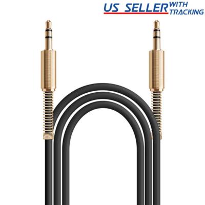 (5-pack) 3.5mm Auxiliay AUX Male to Male Stereo Audio Cable Cord 5X