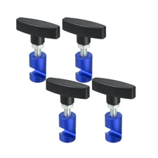 4PCS Car Hood Holder Lift Rod Support Clamp Shock Strut Stop Retainer Adjustable
