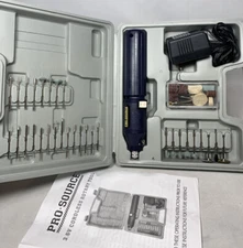 Pro Source 3.6V Cordless Rotary Tool With Power Adapter And Accessories