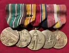 WWII WW2 Navy Medal Bar Pacific Europe Occupation World War 2 Military Medals