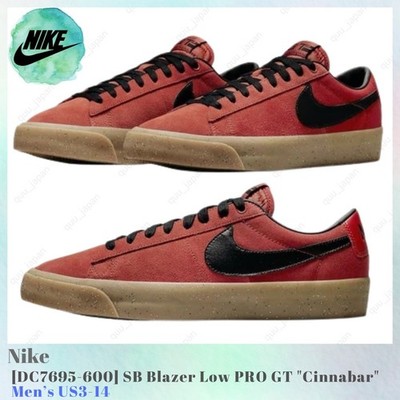 Nike SB Blazer Low PRO GT Cinnabar DC7695-600 Men's US3-14 NEW