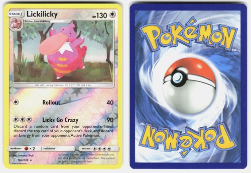 Lickilicky 162/236 Rare Unified Minds Pokemon Reverse Holo Lightly Played