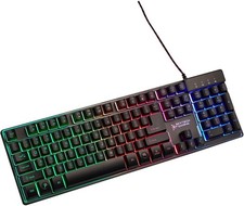 Skytech Gaming Classic K1800 RGB Gaming Keyboard, 104 Keys USB Wired Keyboard