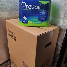 Prevail Disposable Underpads 23"X36" 25 Pads - 6 Pack 150 Count - Pet Safe
