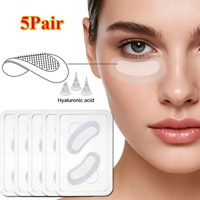 10x Hyaluronic Acid Microneedle Under Eye Patches for Dark Circles & Anti Aging