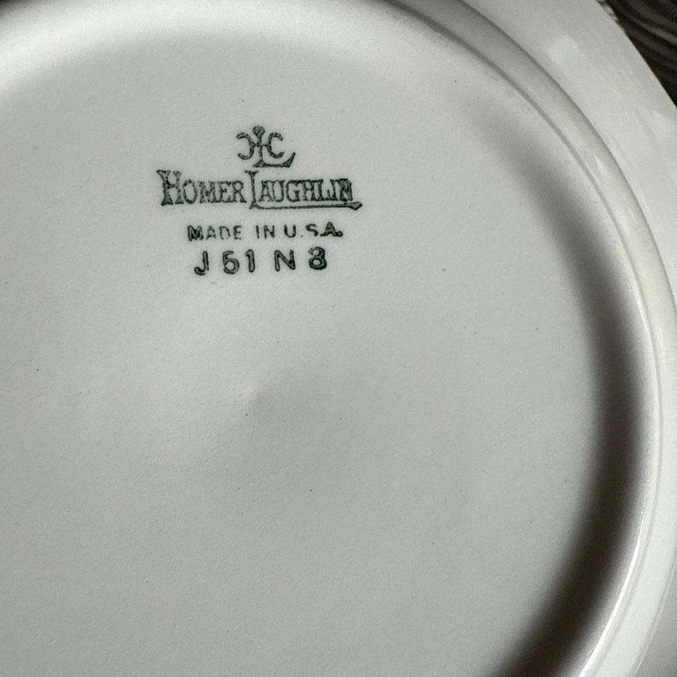 Винтажные золотые суповые чаши Homer Laughlin Queen Esther 6 1950-е - Изображение 2 из 2