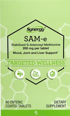 2 X Vitacost-Synergy SAM-e -- 200 mg - 60 Enteric Coated Tabs