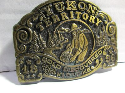 Yukon Territory Gold Discovered in the Klondike 1896 3''W X 2.25'' - Canada