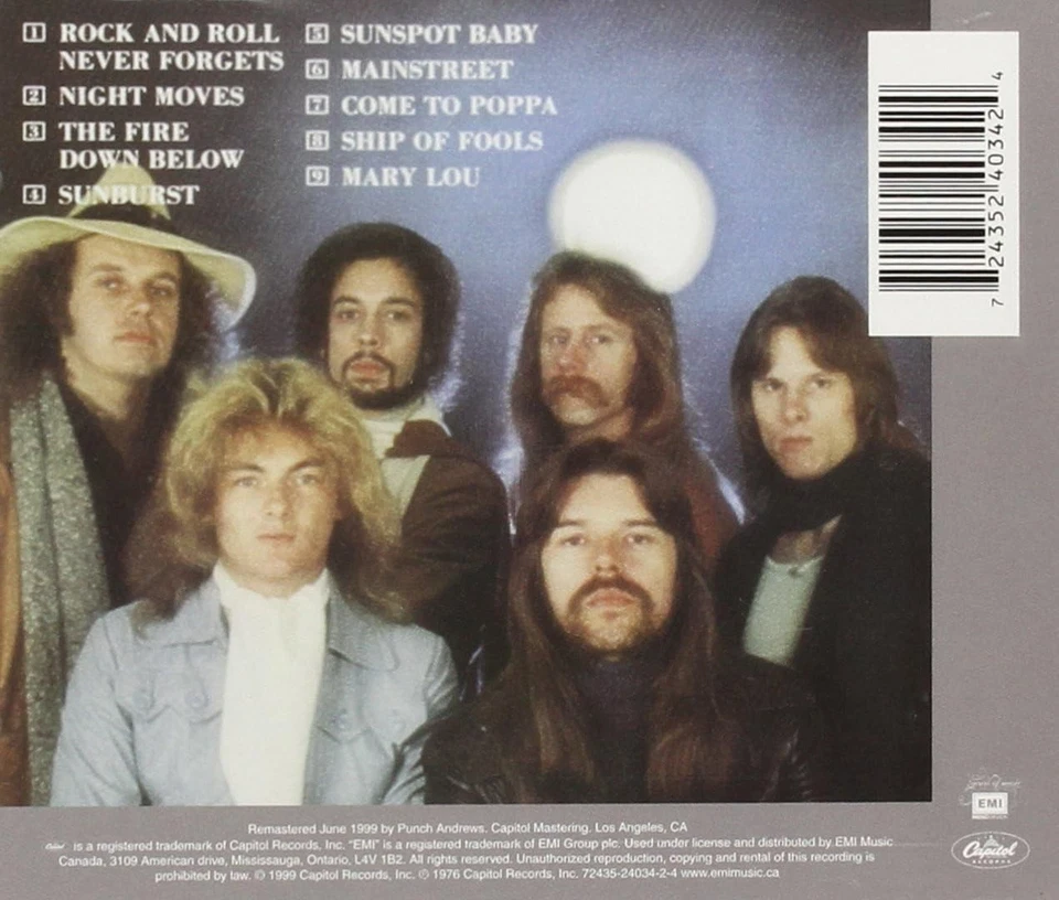 Bob Seger & The Silver Bullet Band Night Moves =remastered= (CD) (US IMPORT) - Bild 2 von 2