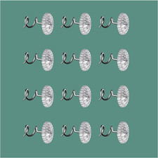 50 PCS Bed Skirt Pins with Clear Heads for Upholstery, Slipcovers and Bedskirts