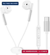 Wired Earbuds USB C Headphones Earphones for Samsung Galaxy A17 A56 A16 5G A35 A