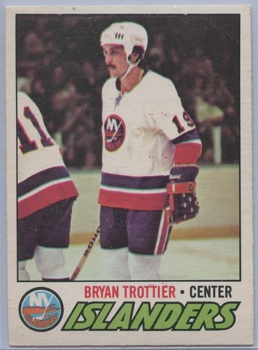 1977-78 O-PEE-CHEE HOCKEY #105 BRYAN TROTTIER HOF EX-NM RAW (TL-1796)