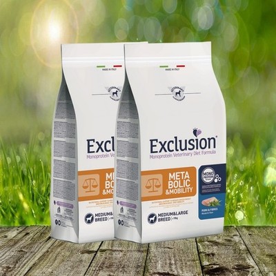Exclusion Metabolic & Mobility Schwein u. Hanf Medium / Large 2 x 12 kg