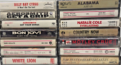 Cassette Single Tapes You Pick Country Pop Rock 70/80/90s Various Artists Tested