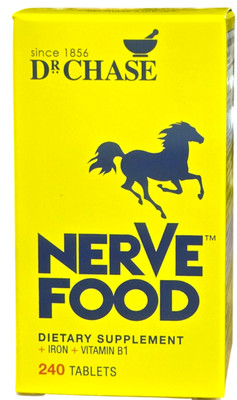 Dr. Chase Nerve Food - Dietary Supplement - Iron & Vitamin B1  - 240 Tablets,