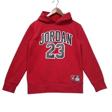 Nike Air Jordan 23 Hoodie Youth L 12/13yrs Pullover Sweatshirt Jumpman Red