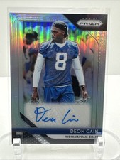 2018 Panini Prizm - Rookie Autographs Deon Cain #RA-DCA (AU, RC)