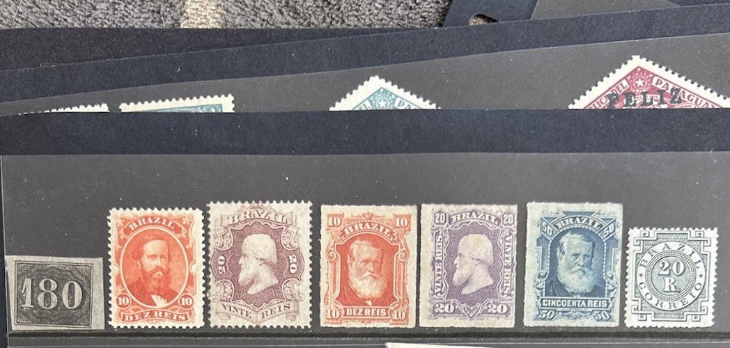 Brazil 1866-1884 issues MH