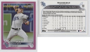 2022 Topps Chrome Pink Refractor Shane Baz #201 Rookie RC