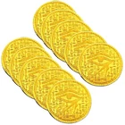 LOT 10 X 1/500 OZ MONARCH EGYPTIAN EYE OF RA .9999 GOLD ROUNDS IN CAPSULE BU