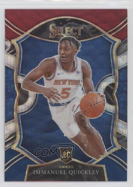 2020-21 Panini Select Concourse Tri-Color Prizm Immanuel Quickley #85 0lu2