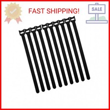 50 Pcs Reusable Fastening Cable Ties, Microfiber Cloth 12 Inch Hook and Loop Cor