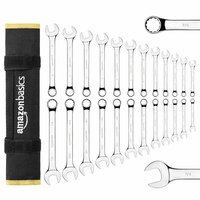 Jeu de clés mixtes Basics DS-CWS-24 pour serrage mécanique et vissage de précision