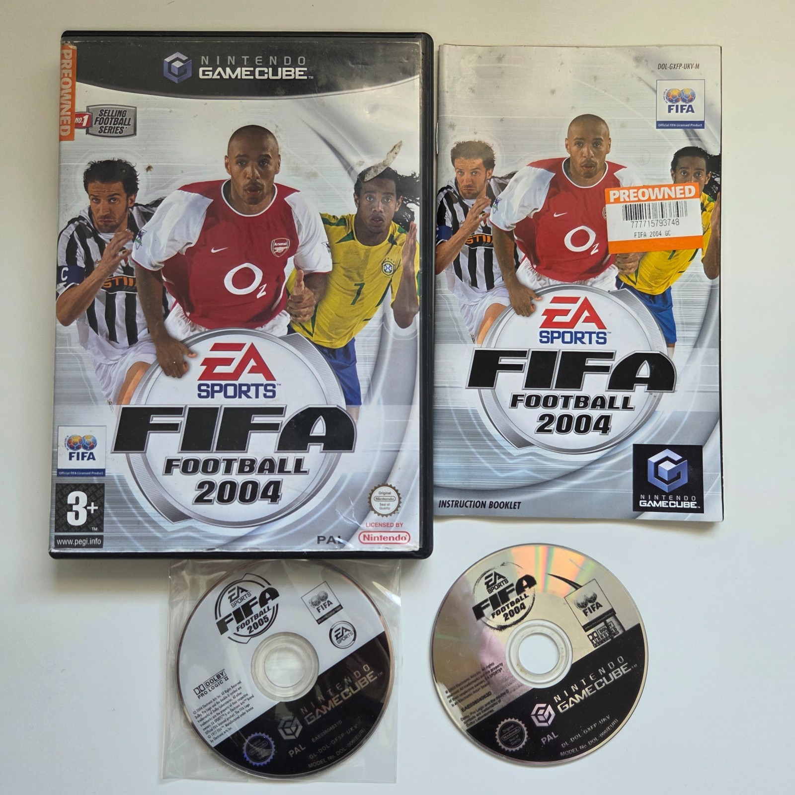FIFA Football 2004 + 2005 Disc for Nintendo Gamecube