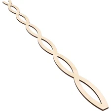 Rakaia 47 In. H X 0.25 In. W Slatwall Panels in Birch 22-Pack