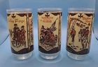 Vintage Coca Cola Heritage Series Drinking Glasses Spirit of 1776 -Set Of 3  F-2