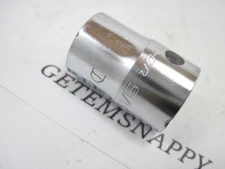 Snap On 1/2" Drive 9/16" Spline Shallow Socket SES181 NICE