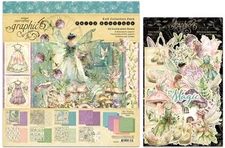Fairy Boutique Decorative Papers 8x8 Paper Pack Ephemera Die-Cuts