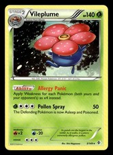 Vileplume - (BW Boundaries Crossed) Rare Normal Deck 003/149 MP Pokémon TCG