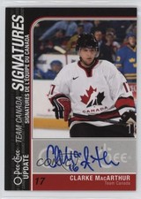 2011-12 O-Pee-Chee Team Canada Signatures Clarke MacArthur #TC-CM Auto 3y4