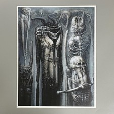 H. R. GIGER Science Fiction Fantasy Biomechanische Kunst Bild Poster