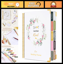 Wedding Planner Organizer - 196 Pages with Stickers, Checklists  Calendars - Pe