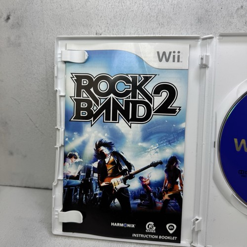 Rock Band 2 (Nintendo Wii, 2008) Complete CIB w/ Manual Tested & Working - Picture 6 of 9