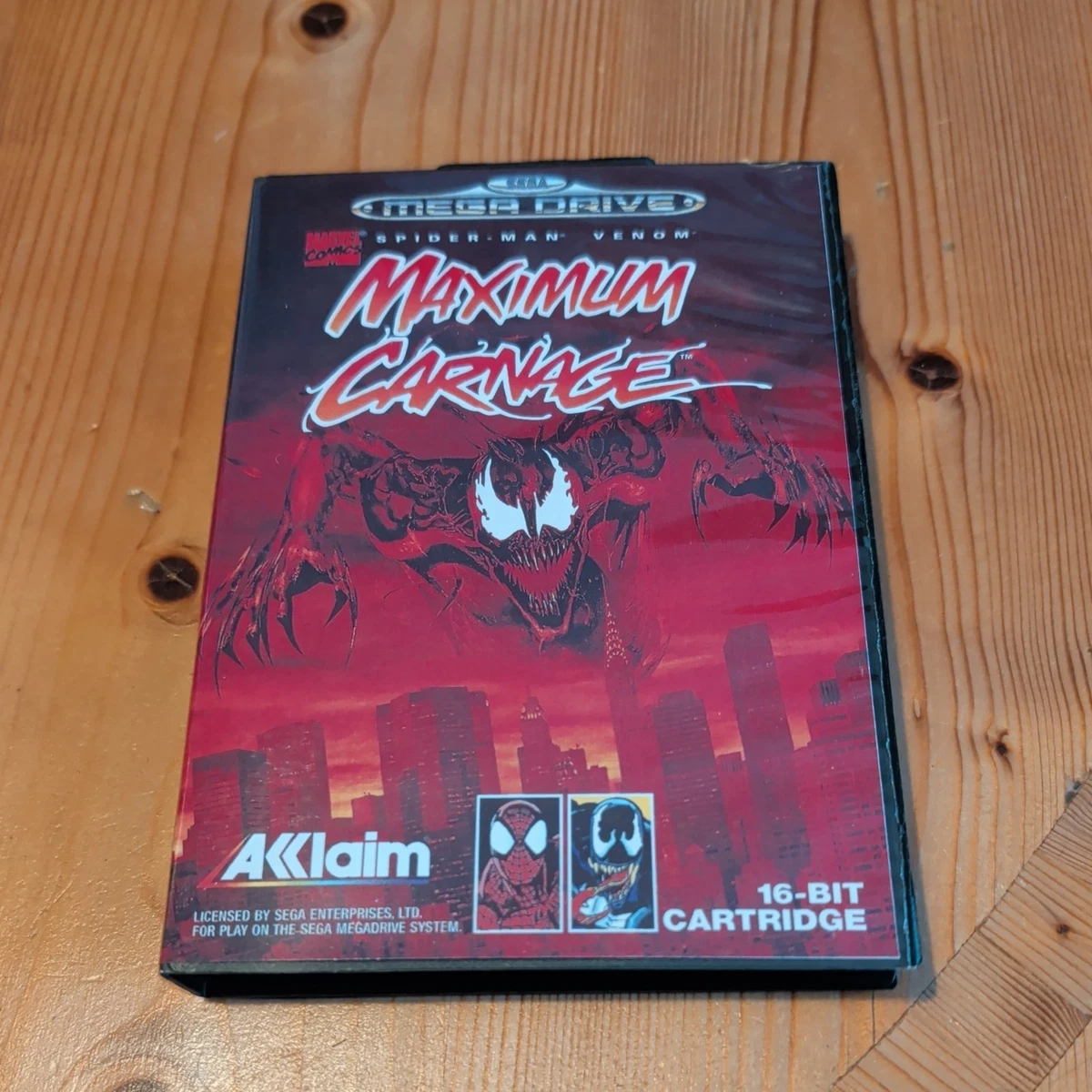 Fiche du jeu Spider-Man & Venom - Maximum Carnage sur Sega Megadrive - Le Musee des Jeux Video