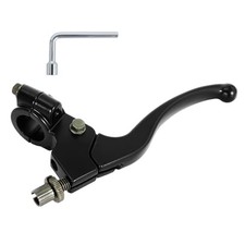 7/8" Universal Left Clutch Lever Compatible with 50cc 70cc 90cc 110cc Black