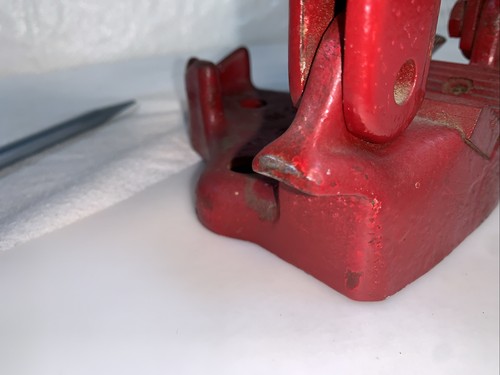 Ridgid C-352 No 21 Vtg Bench Vise Yoke Ridge Tool Co Elyria Ohio USA Red Nice - Picture 19 of 24