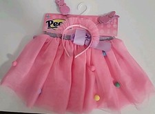 Peeps Easter Bunny 3 Headband  Tulle Tutu Stretch Skirt NWT By Claire  s