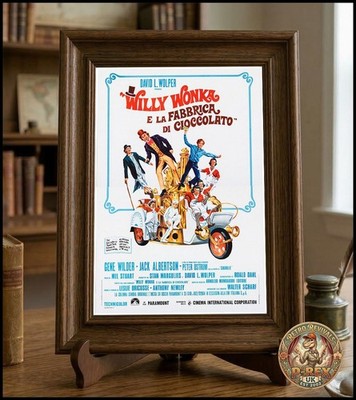 Willy Wonka Charlie & The Chocolate Factory Italian 12''x8'' / Movie Poster Photo