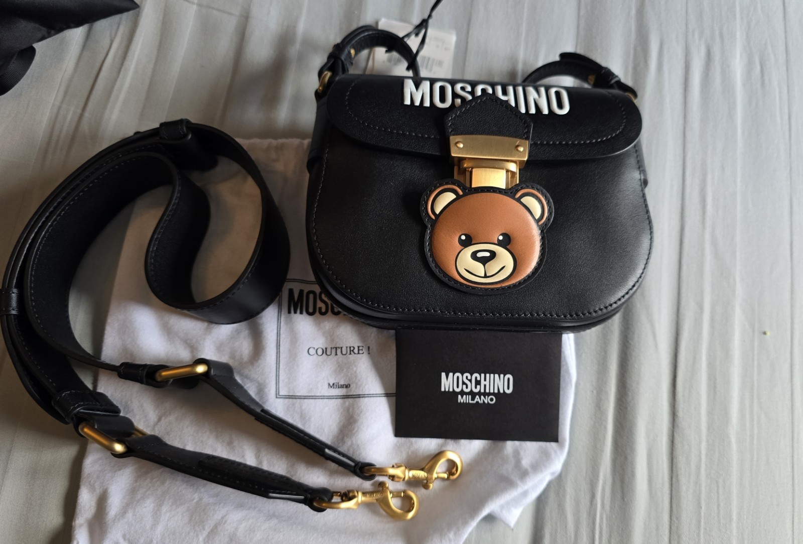 Moschino Couture Teddy Face Shoulder Bag image 2