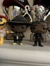 Biggie Smalls Notorious BIG  Tupac Shakur 2-Pac Funko Pop Vinyl Figure Lot Loose