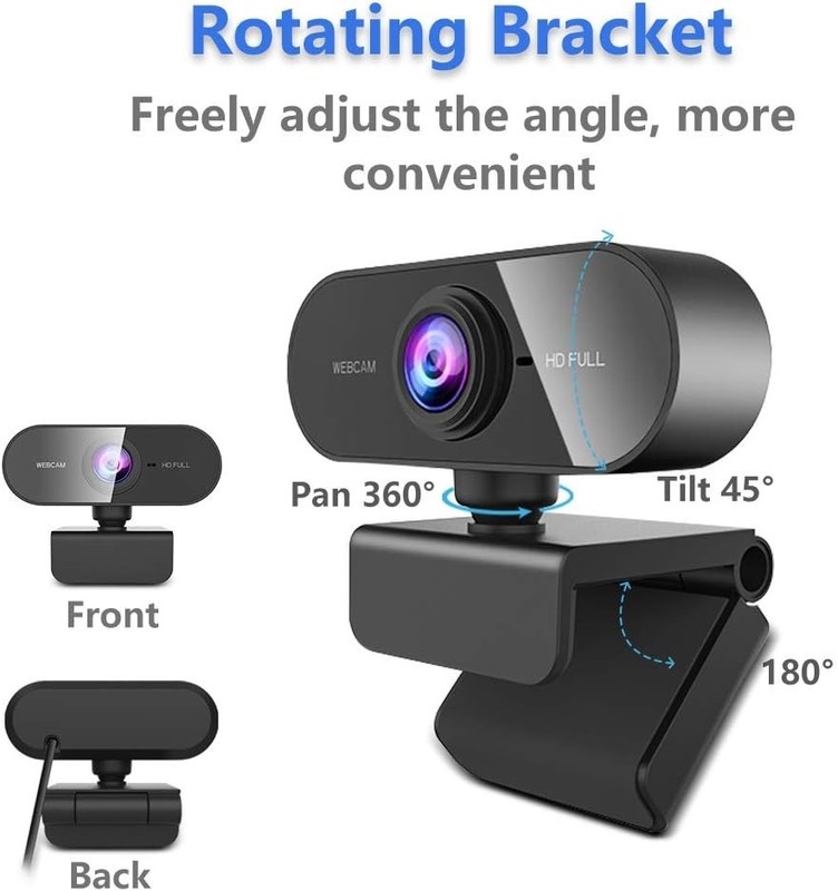 Webcam for PC with Microphone HD 1080P Streaming Web Cam for PC,MAC & Laptop
