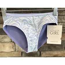 Girls ATHLETA Graphic/Purple Reversible Bikini Bottom Size XS / 6 NWT B7