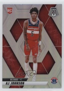 2024-25 Panini Mosaic Rookies Silver Prizm AJ Johnson #215 Rookie RC
